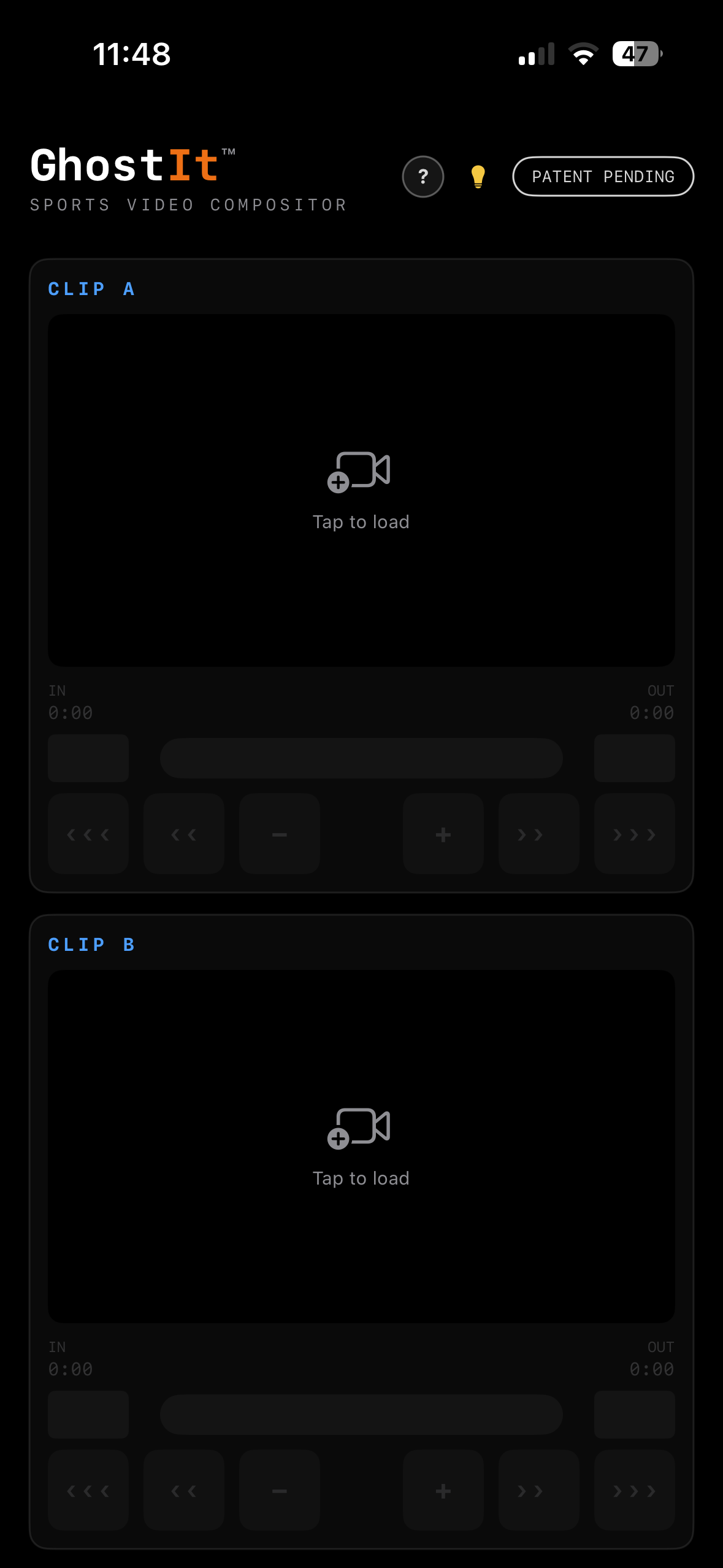 Initial Screen
